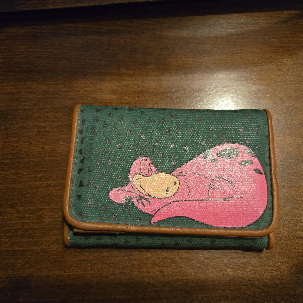 1994 The flintstones Dino vintage wallet